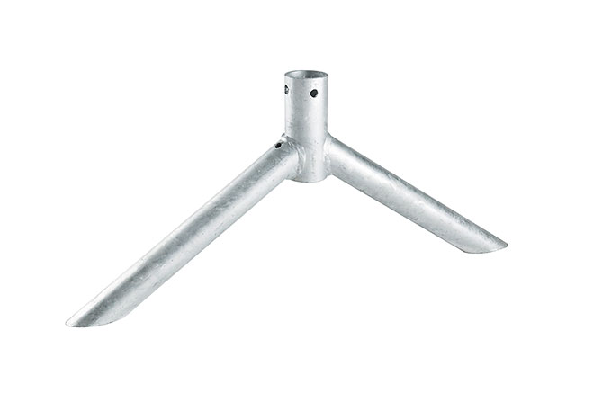 Vinkelfot markstøtte avsperringssystem