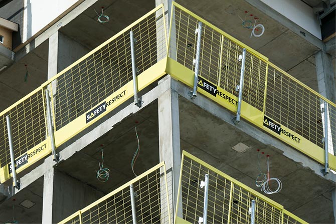 Balkongfeste fallsikring SafetyRespect