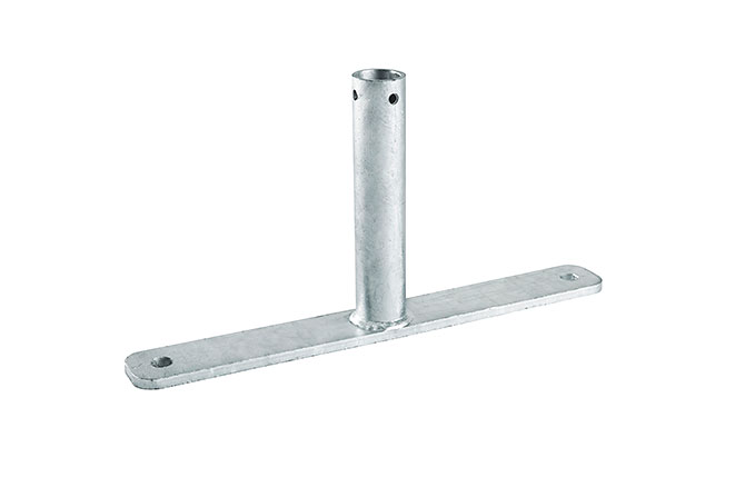 T-fot markstøtte avsperringssystem