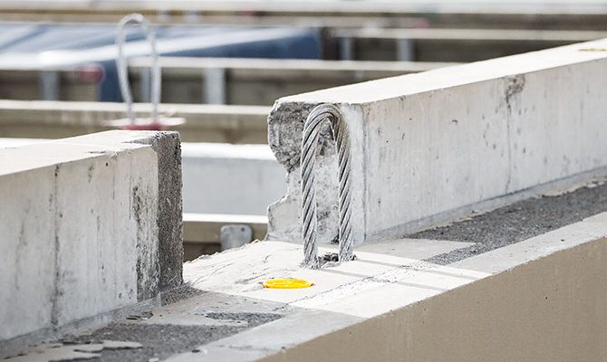 Fallsikring veggtopp betong