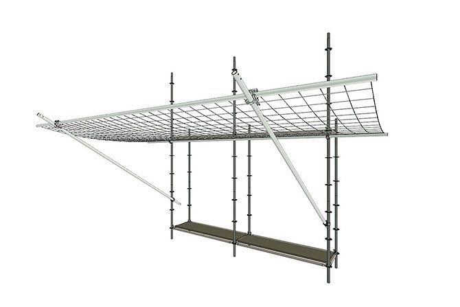 Sikringsskjerm stillas