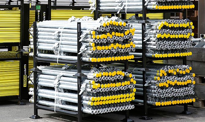 Transport og lagring fallsikringsnett