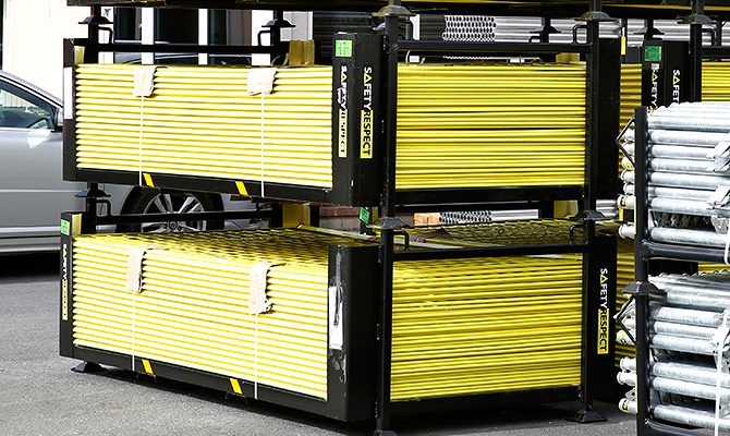 Transport og lagring fallsikringsnett